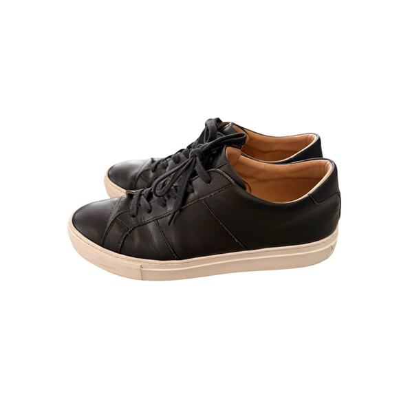 Greats Brooklyn The Royale Shoes Size 10.5 Leather Sneakers Preppy Casual Black main image 7